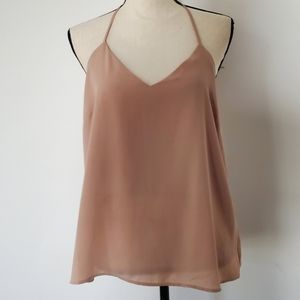 Tan halter top